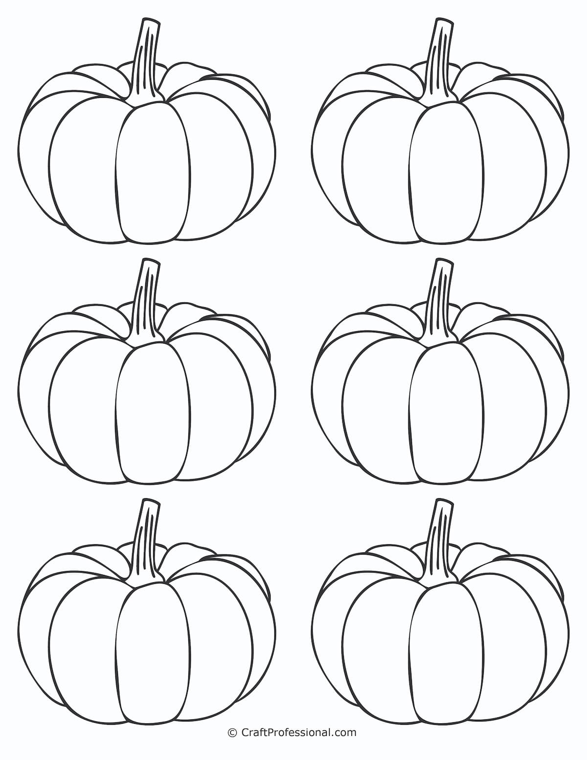 Pumpkin Coloring Page Printable