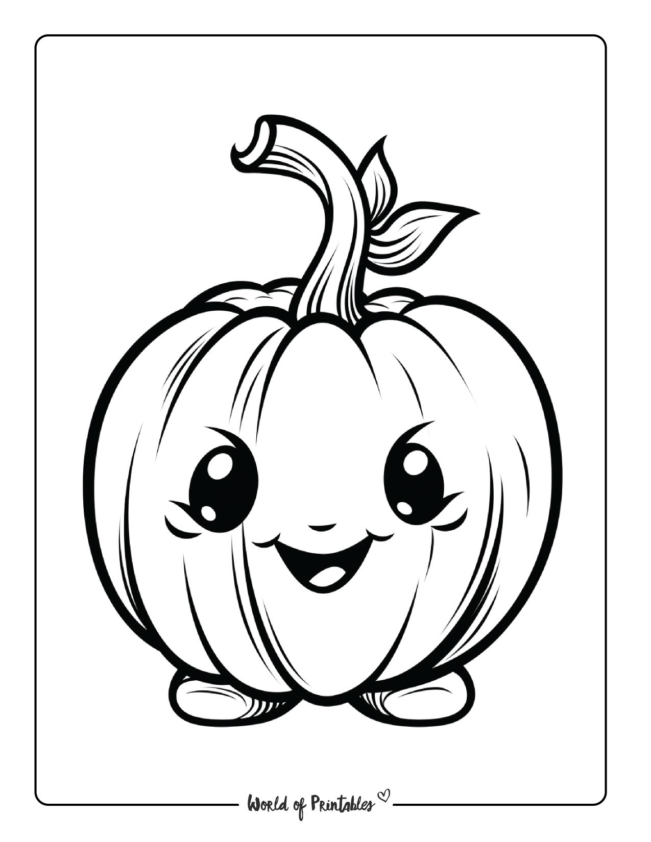 Pumpkins Coloring Pages Print