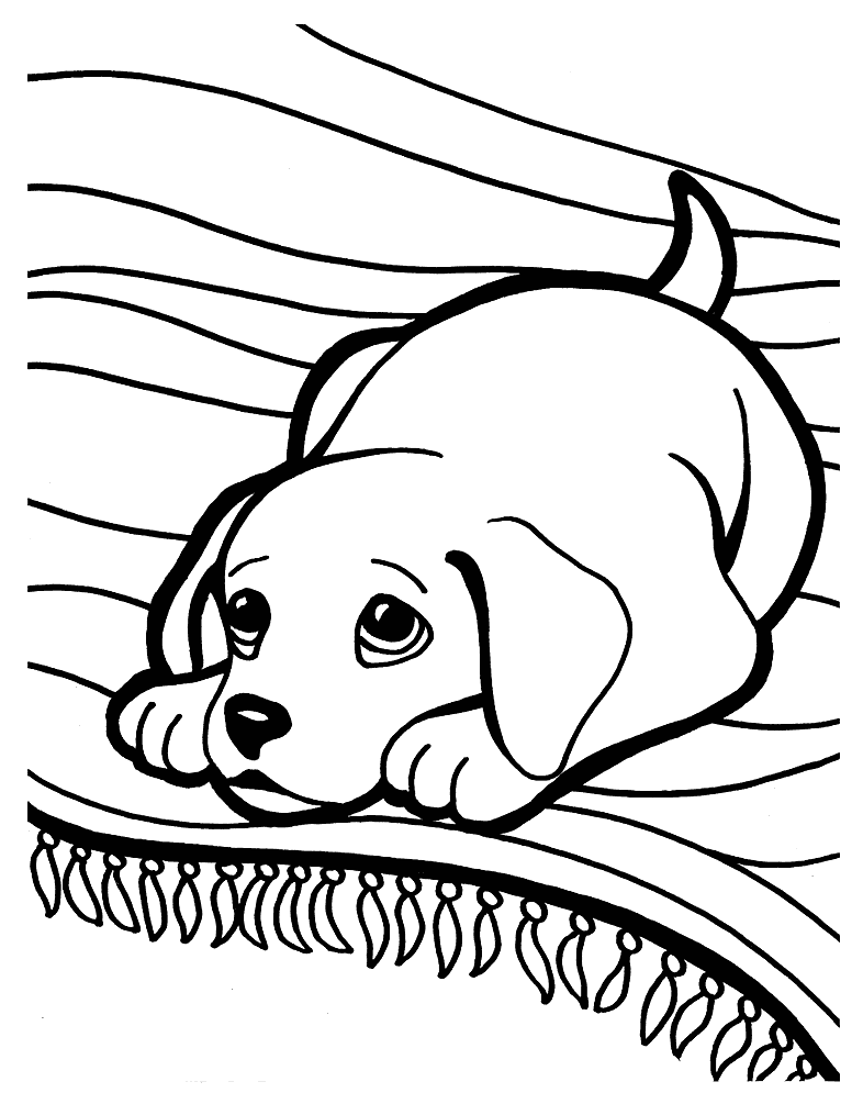 Puppy Coloring Pages Printable Coloring Pages FREE
