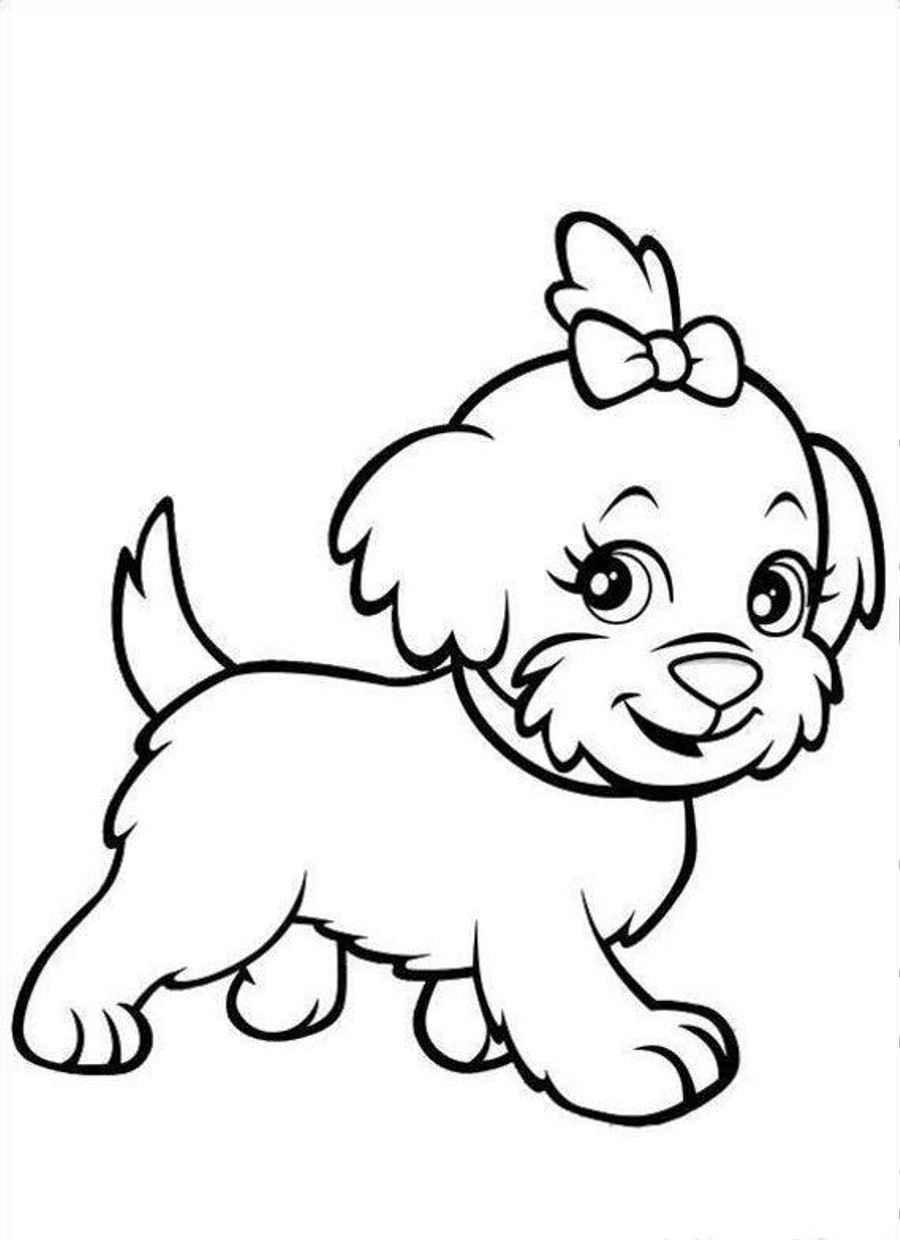 Puppy Free Printable Coloring Pages