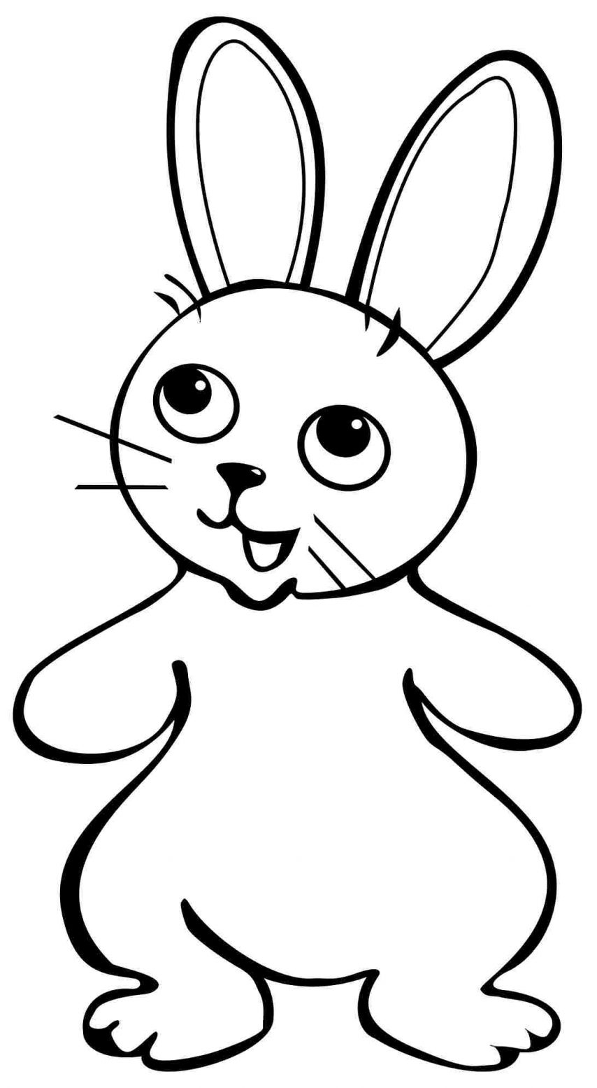 Rabbit Coloring Pages Free Download On ClipArtMag