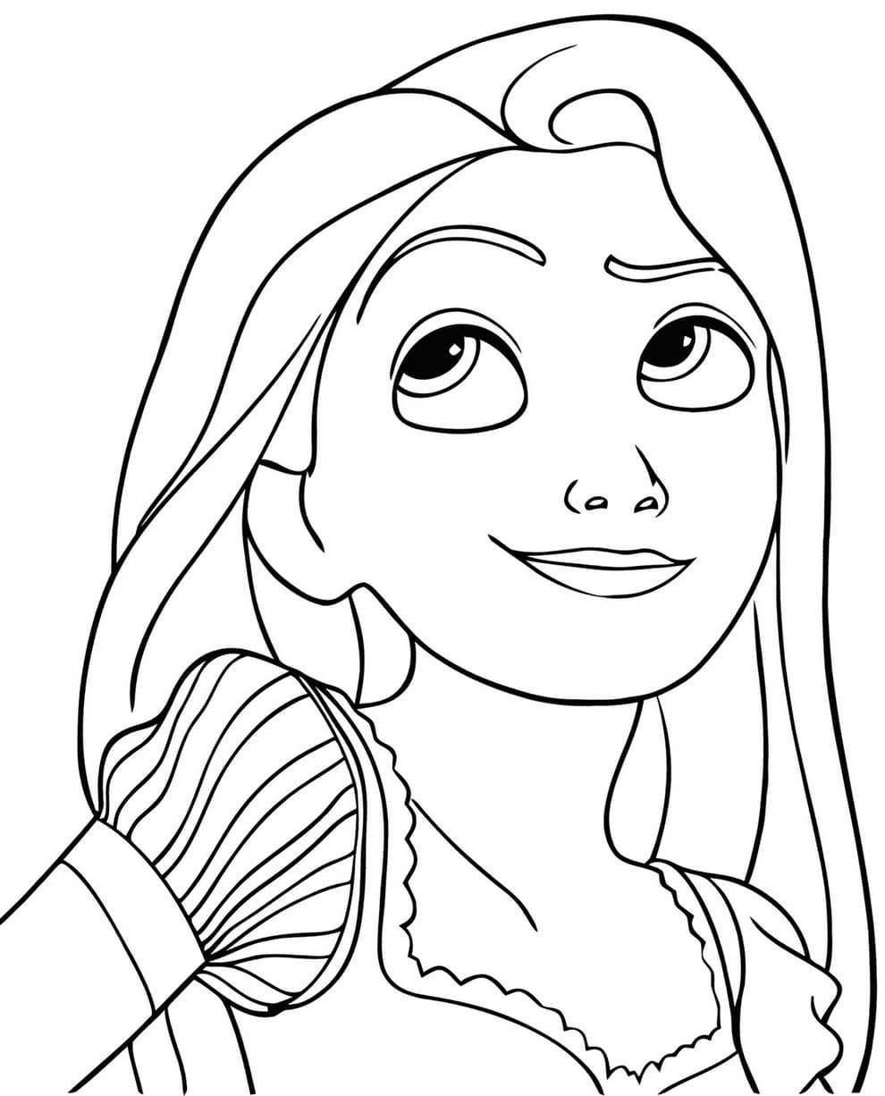 Rapunzel Coloring Pages