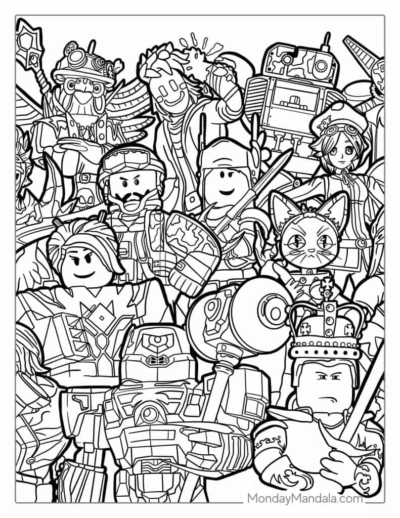 Roblox Bacon Coloring Pages Coloring Nation