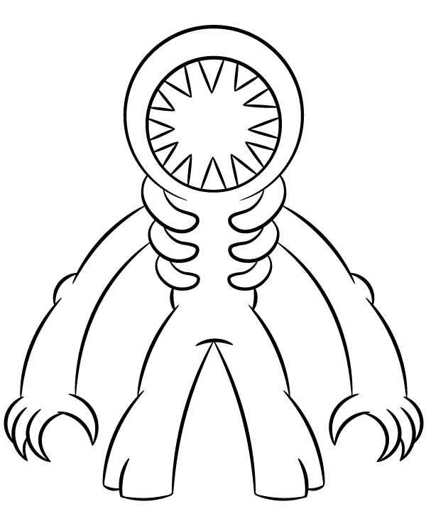 Roblox Character Coloring Page Doors