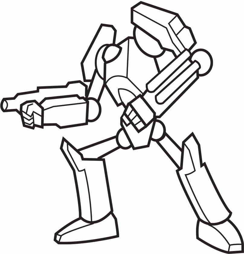 Robot Coloring Sheets Coloring Home