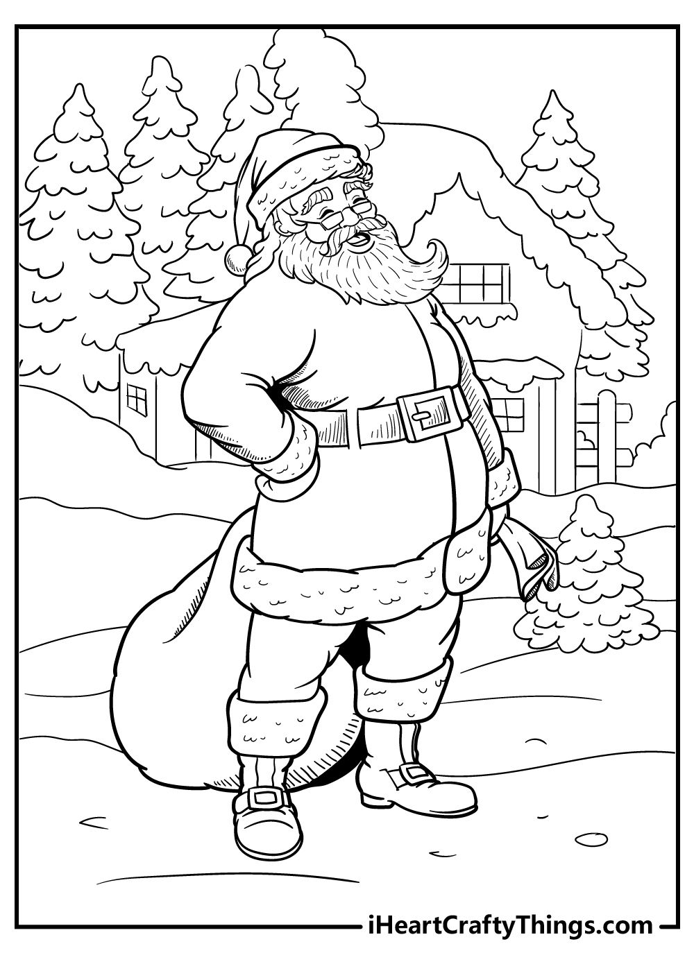 Santa Claus Coloring Pages Christmas Coloring Sheets Santa Coloring