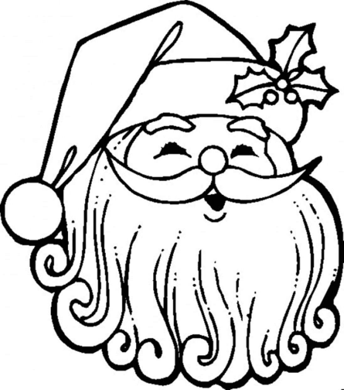 Santa Claus Coloring Pages Free Download On ClipArtMag