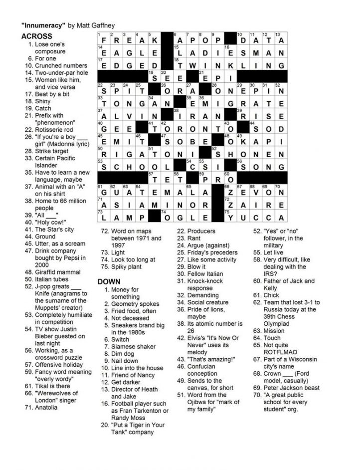 September Crossword Puzzle Printable Printable Word Searches