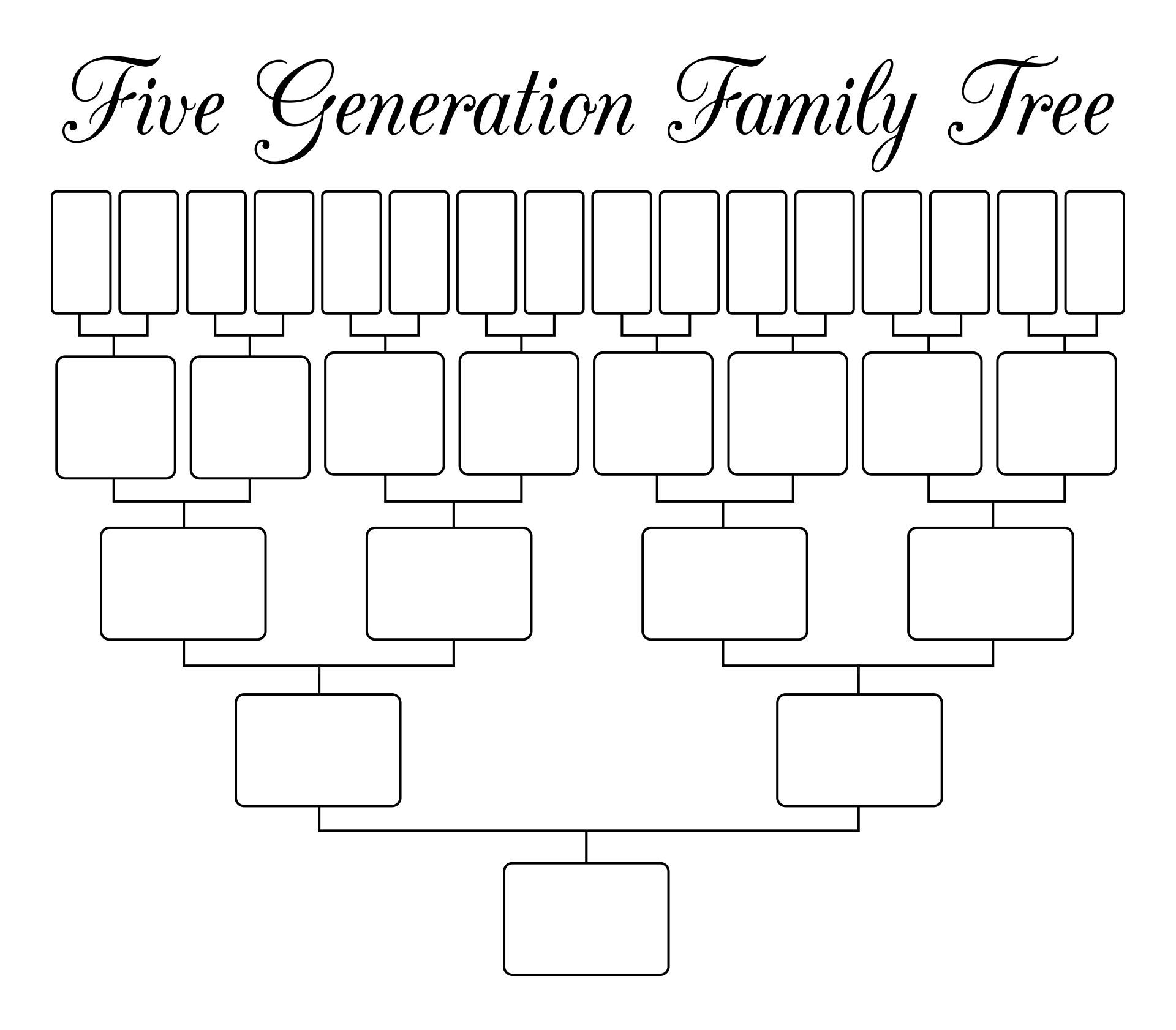Simple Family Tree Family Tree Template Family Tree Printable Family 