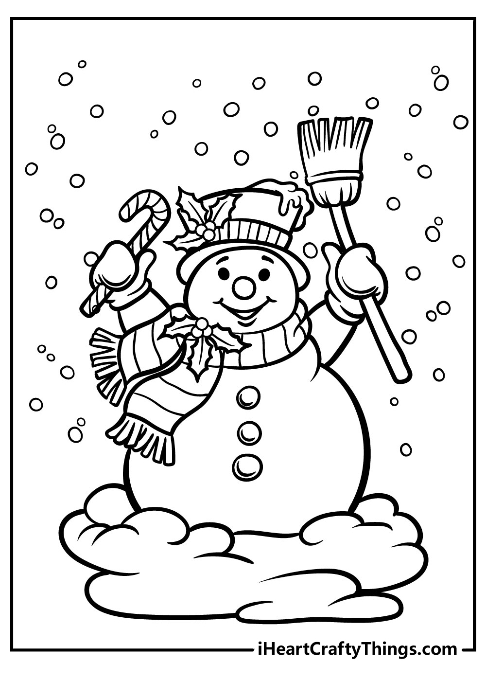 Snowman Coloring Pages