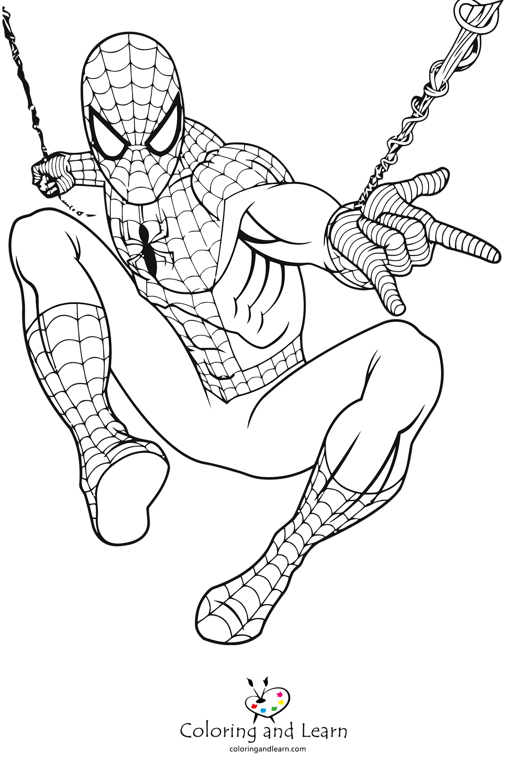 Spiderman Coloring Pages 2023 Coloring And Learn