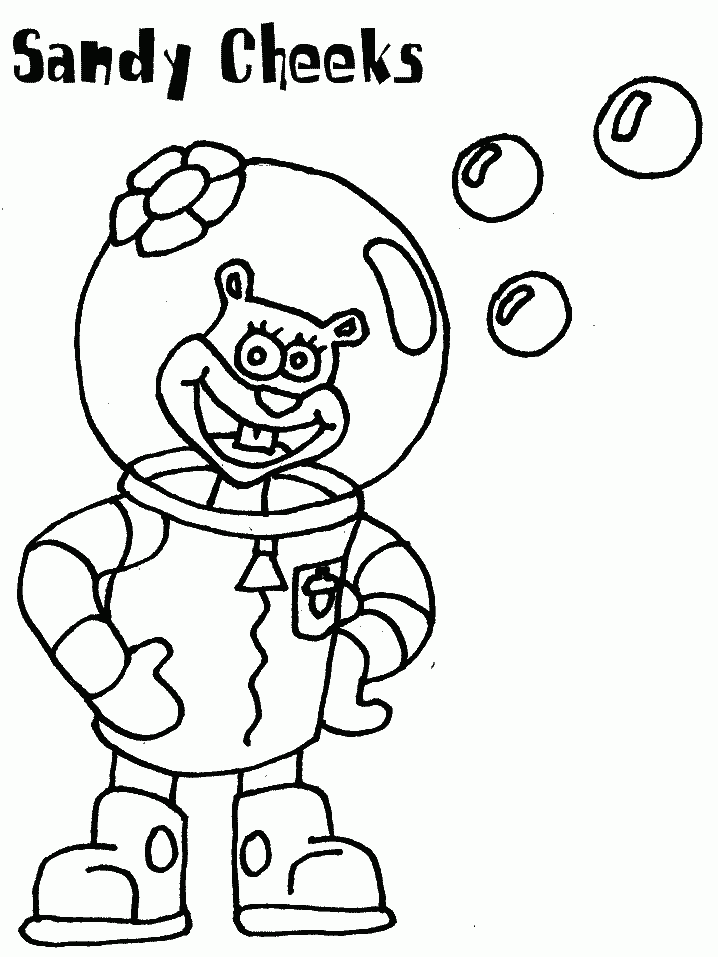 Spongebob Squarepants Coloring Pages