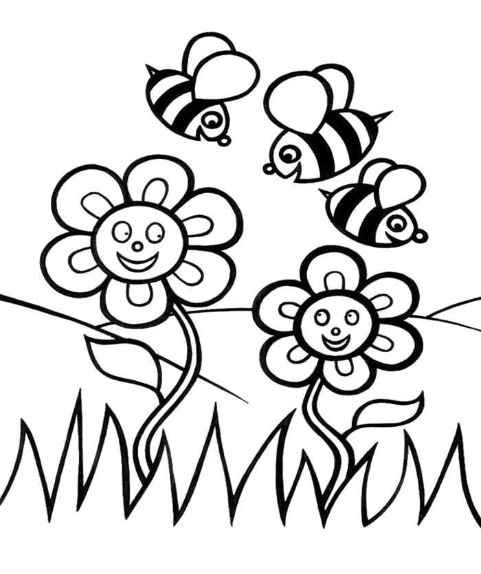 Spring Flower Coloring Pages To Download And Print For Free