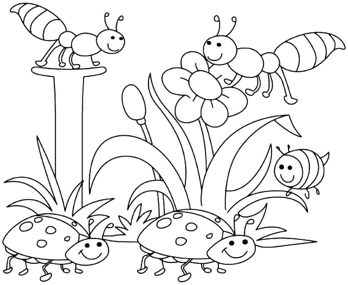 Springtime Coloring Pages To Download And Print For Free