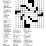 Star Ledger Crossword Puzzle Today Printable James Crossword Puzzles
