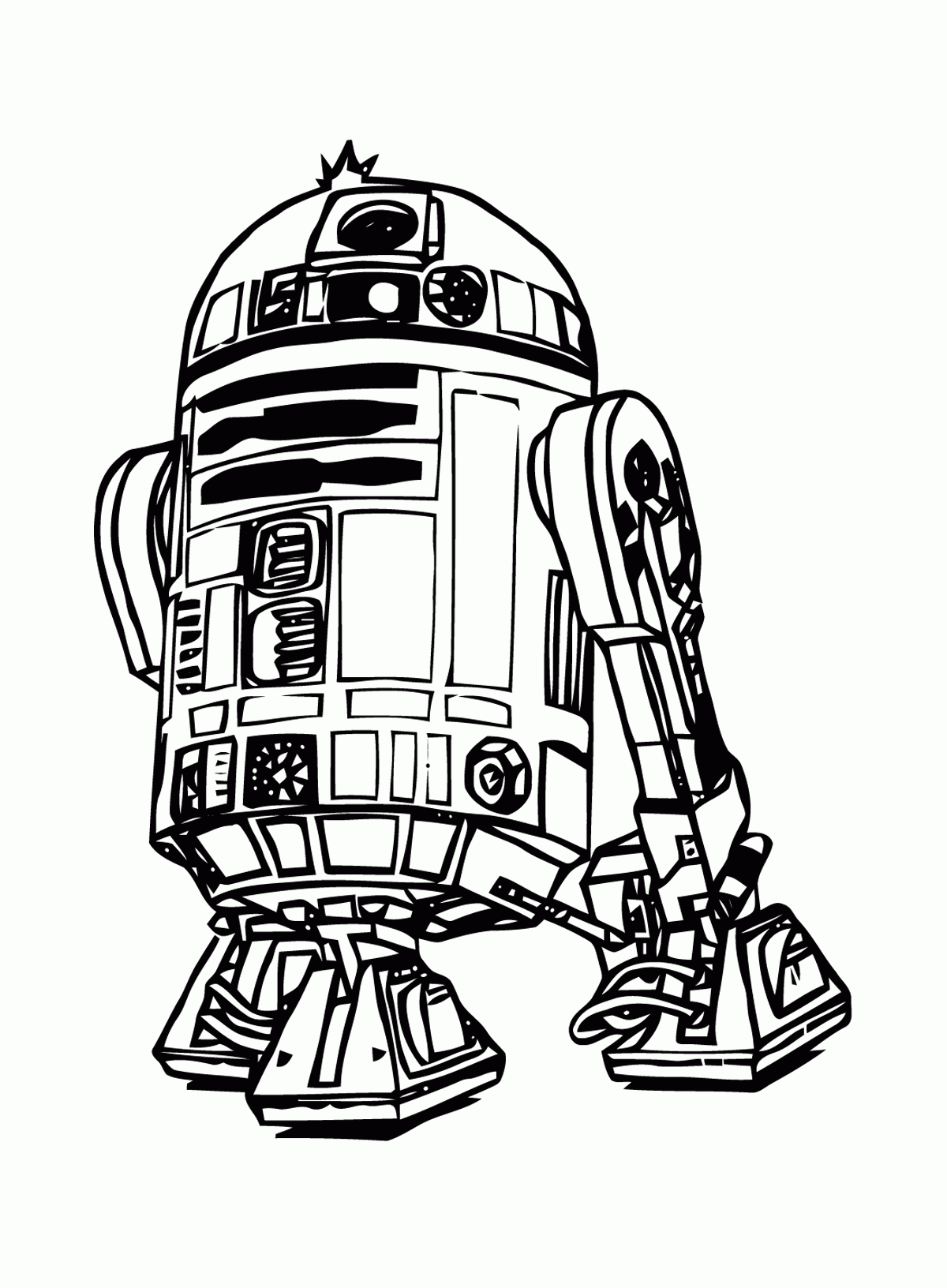 Star Wars Coloring Pages R2d2 Coloring Home
