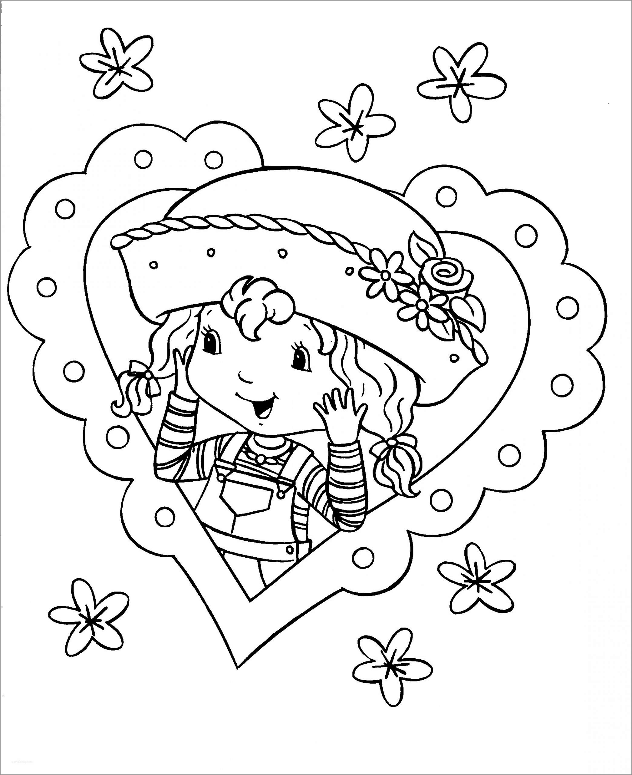 Strawberry Shortcake Coloring Pages ColoringBay