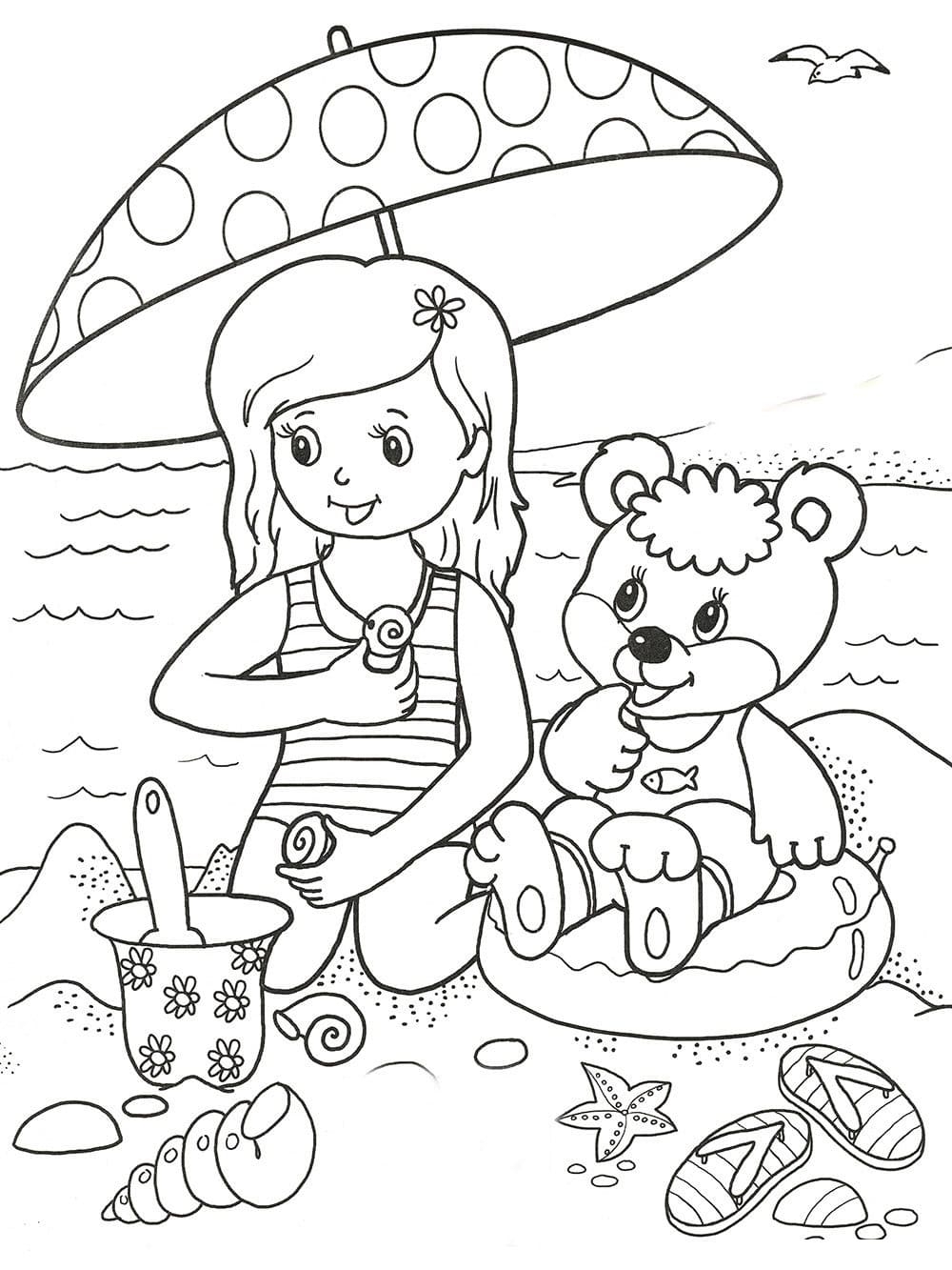 Summer Coloring Pages Free Printable