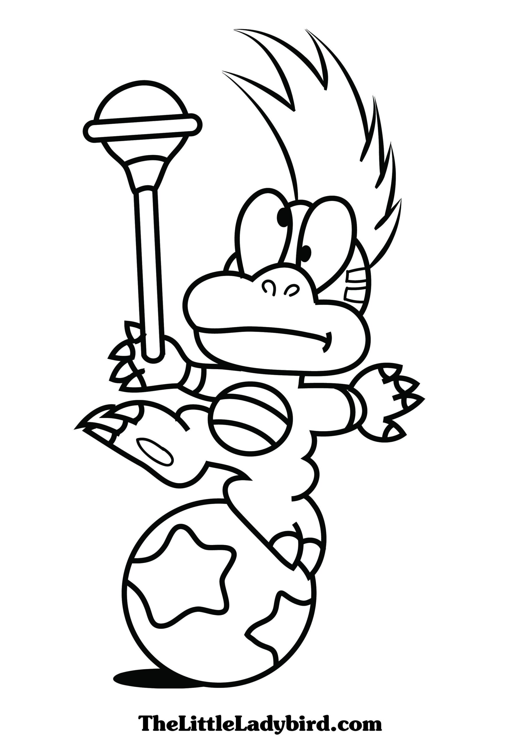 Super Mario Coloring Pages Free Printable Free Printable Templates
