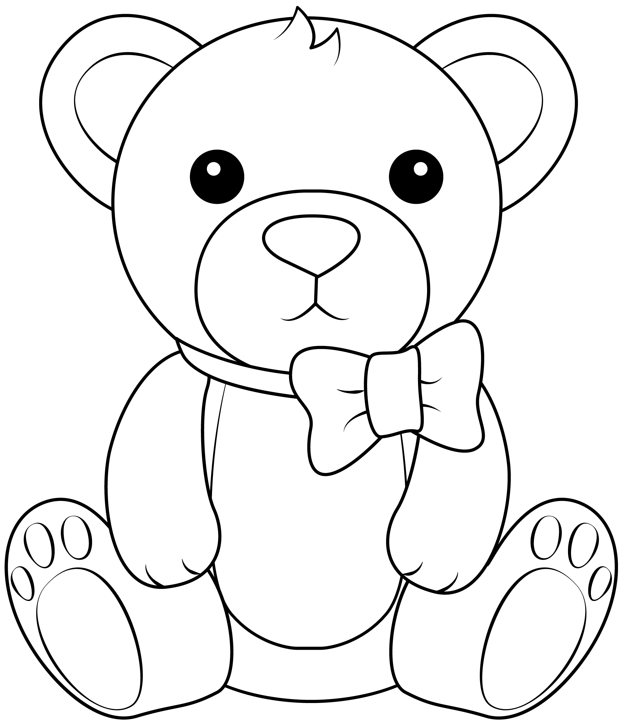Teddy Bear Template Printable Printable Templates Online By Paul 