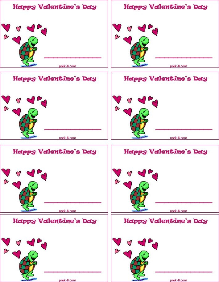 Template Free Printable Valentine Tags Social Media Template