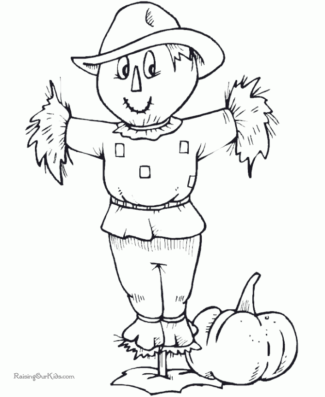Thanksgiving Coloring Book Pages To Print 010