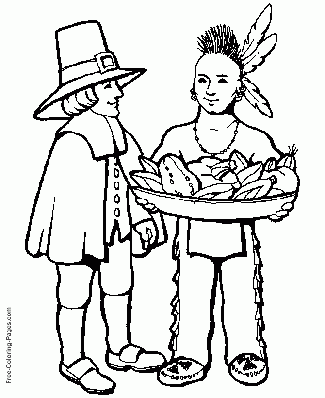 Thanksgiving Coloring Pages 01