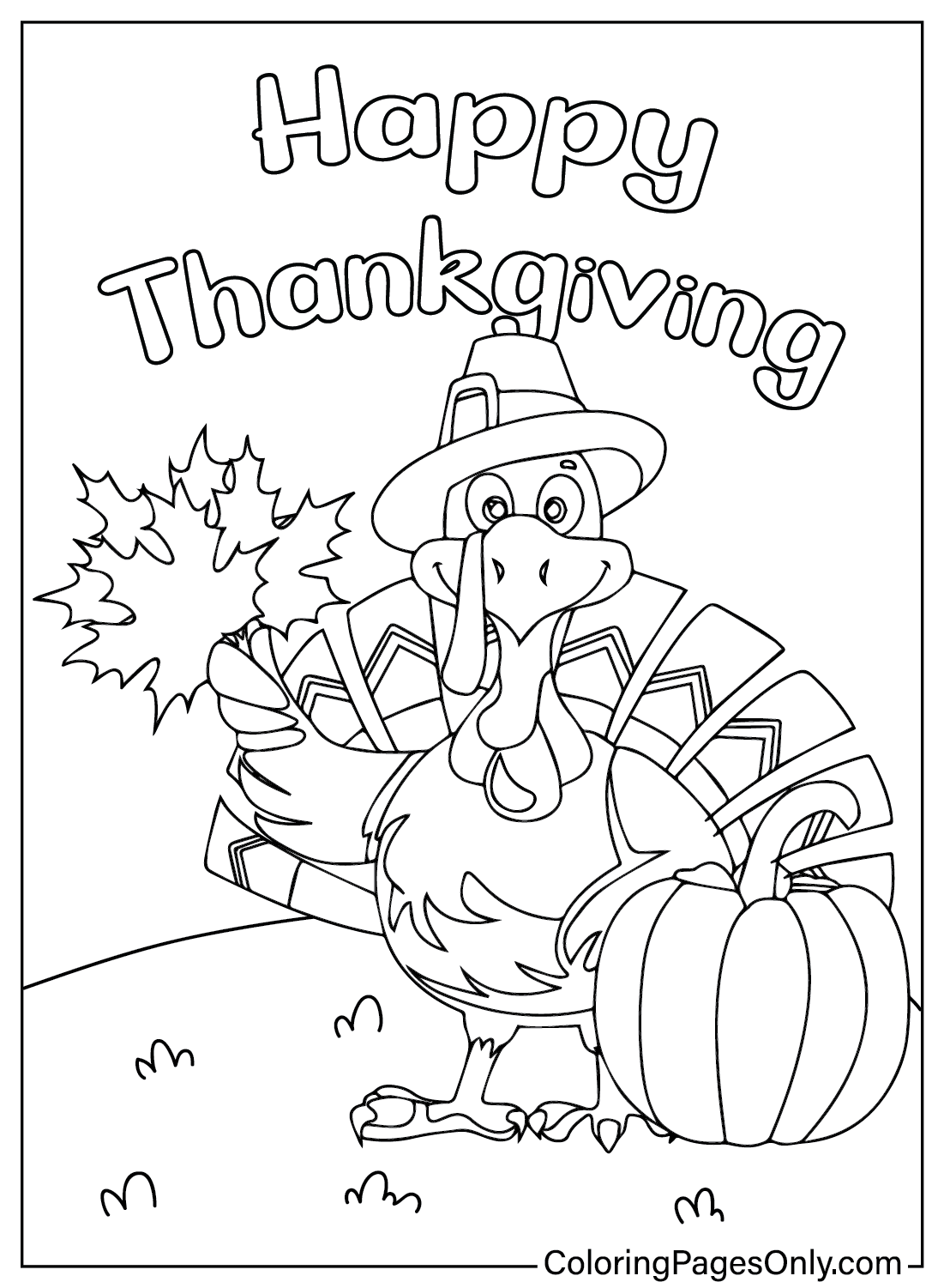 Thanksgiving Coloring Pages Turkey Free Printable Coloring Pages