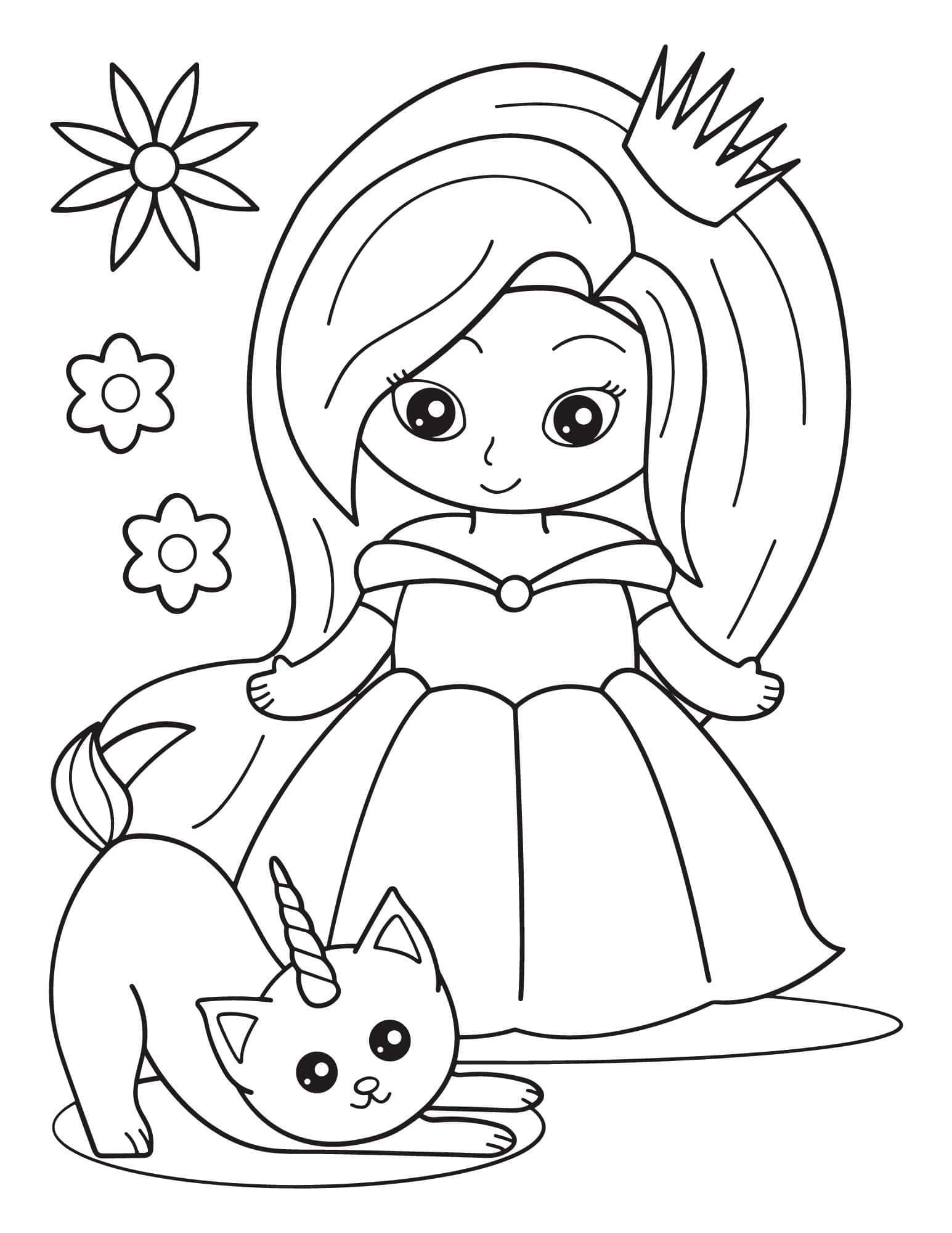 The Cutest Princess Coloring Pages For FREE 50 OFF