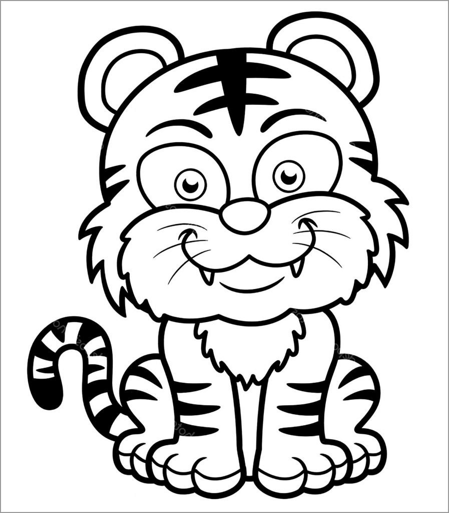 Tiger Coloring Pages ColoringBay