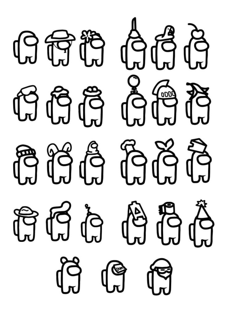 Top 26 Printable Among Us Coloring Pages Online Coloring