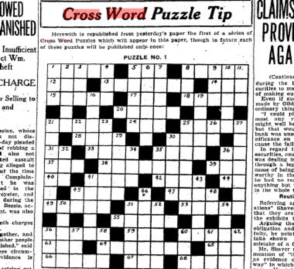 Toronto Sun Crossword Puzzle Printable James Crossword Puzzles