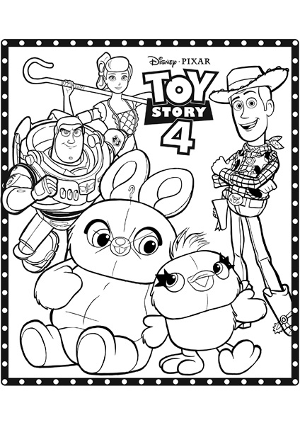 Toy Story 4 Coloring Pages Coloring Book 6000 Coloring Pages 