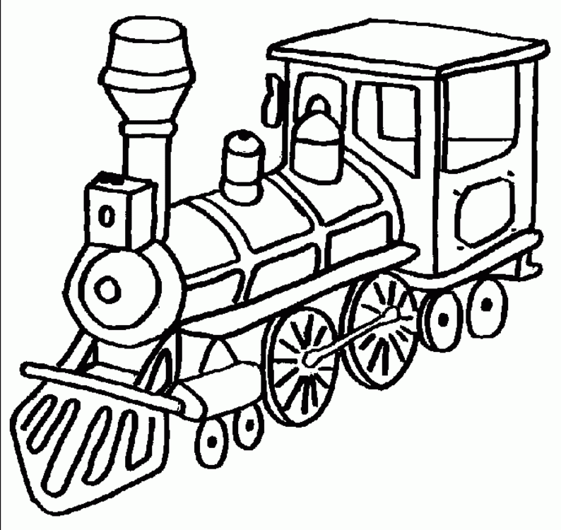 Toy Train Coloring Pages ClipArt Best