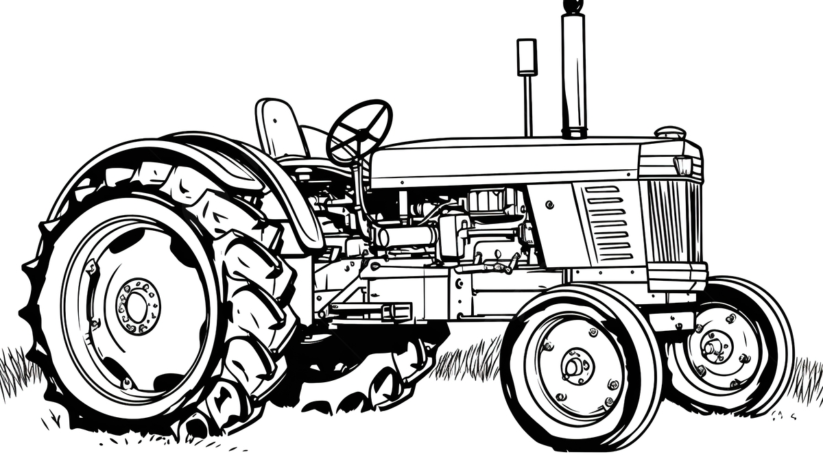 Tractor Coloring Page Free Printable Tractor Coloring Pages Free