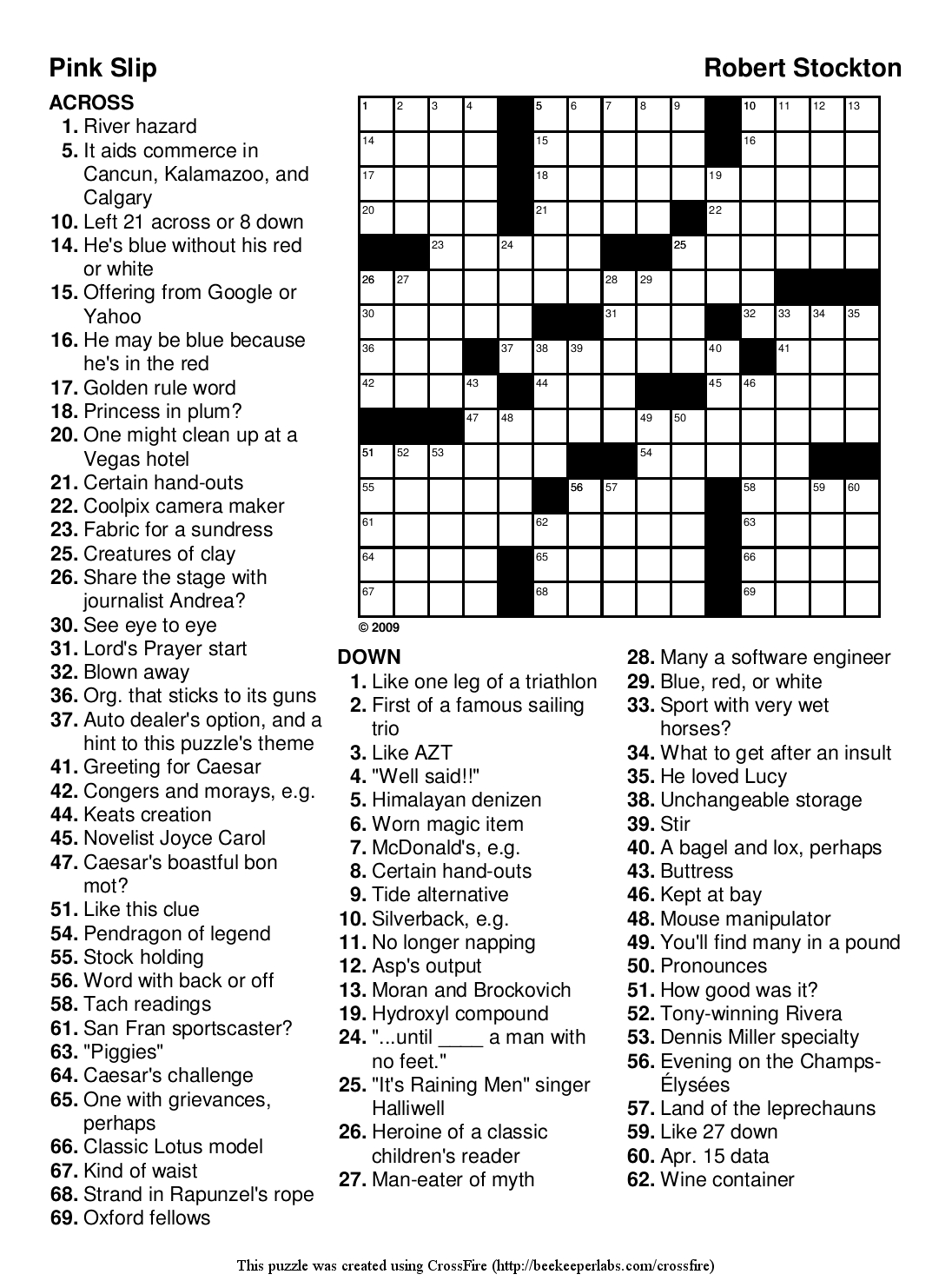Trivia Crossword Puzzles Printable Sally Crossword Puzzles