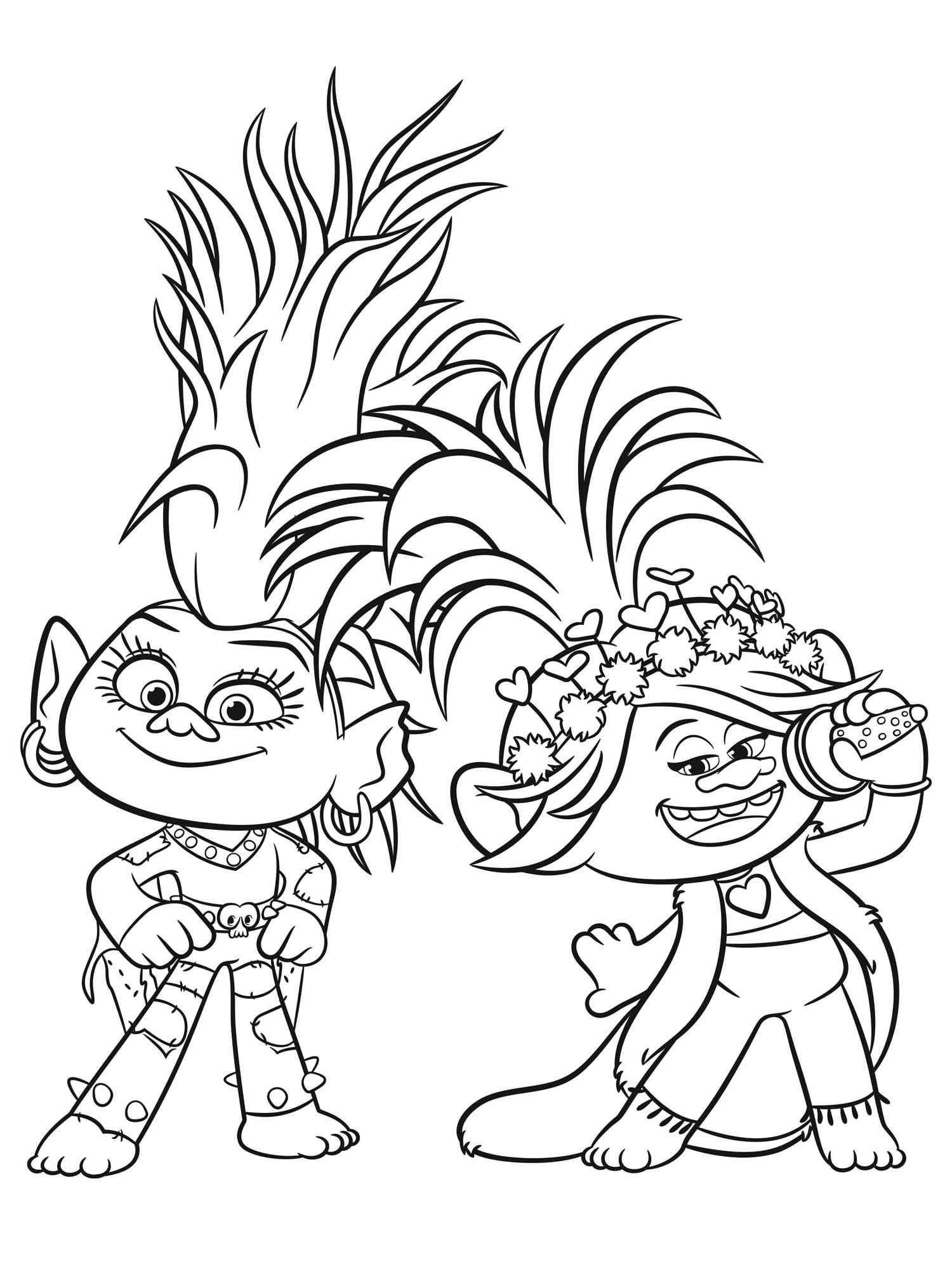Trolls Coloring Pages