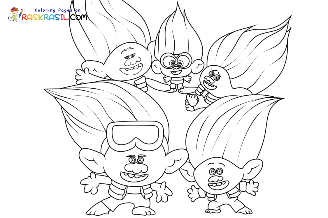 Trolls Free Printable Coloring Pages Trolls Poppy