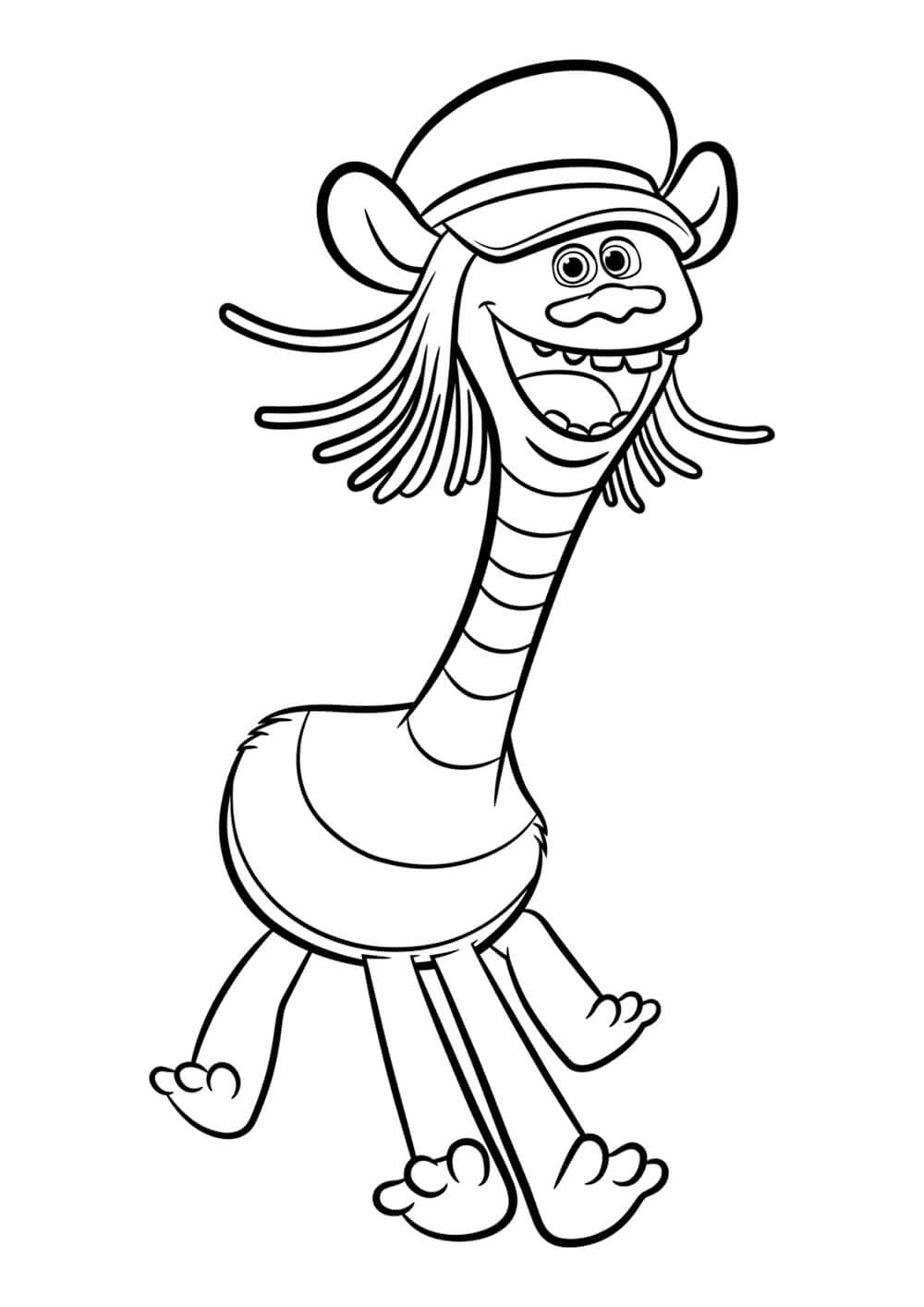 Trolls Poppy Coloring Page Free Printable Coloring Pages For Kids