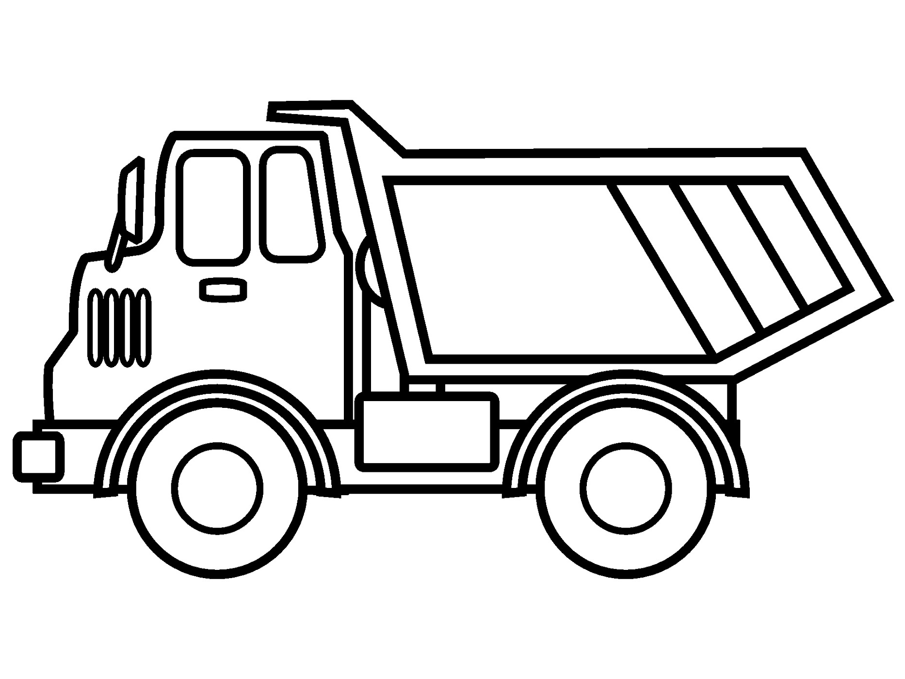 Truck Coloring Pages Free Printable Free Printable Templates