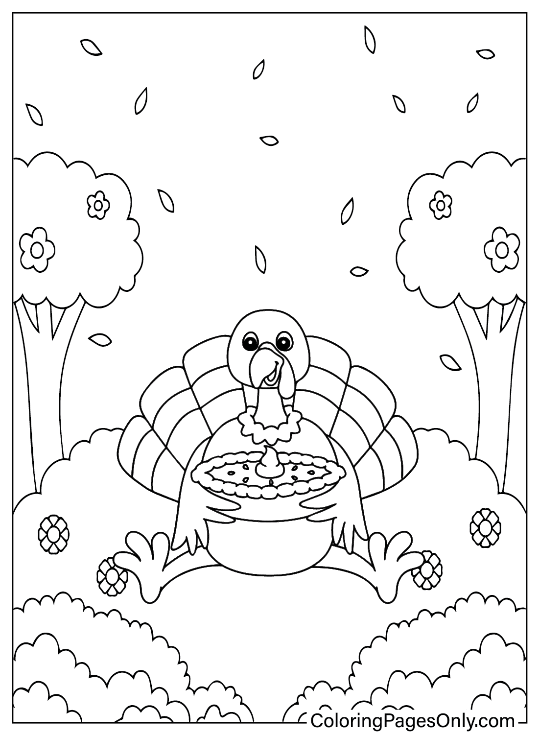 Turkey Color Pages Printable Free Printable Coloring Pages