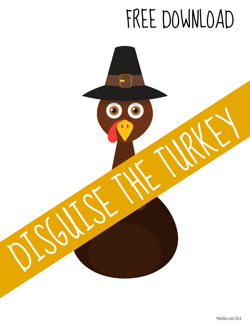Turkey In Disguise Free Printable Template