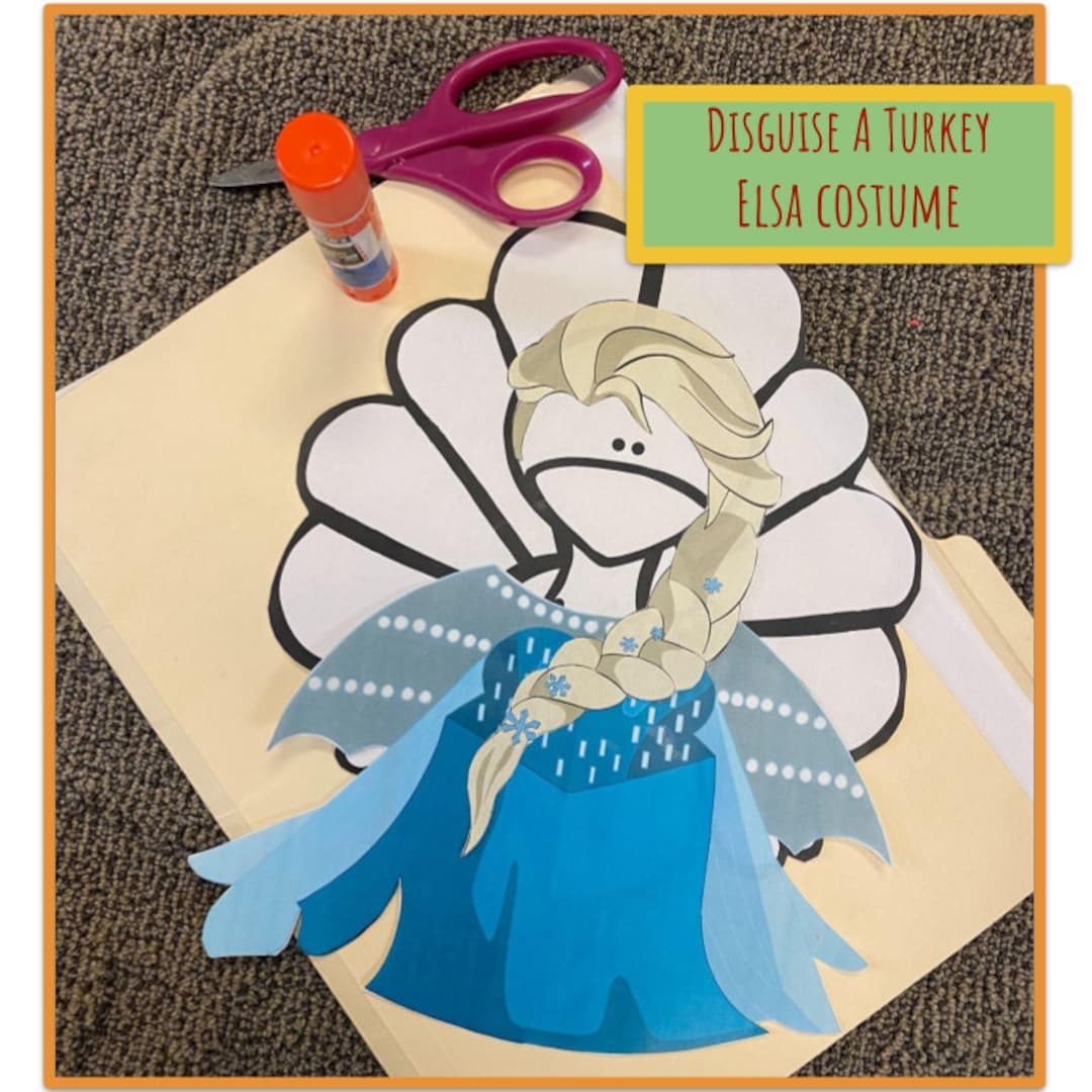 Turkey In Disguise Printable Outfits Mom Wife Busy Life 