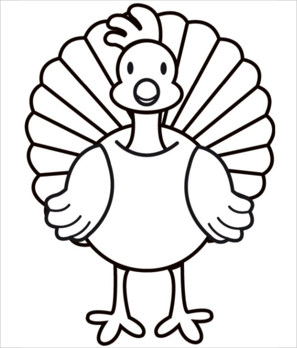 Turkey Template Printable Free