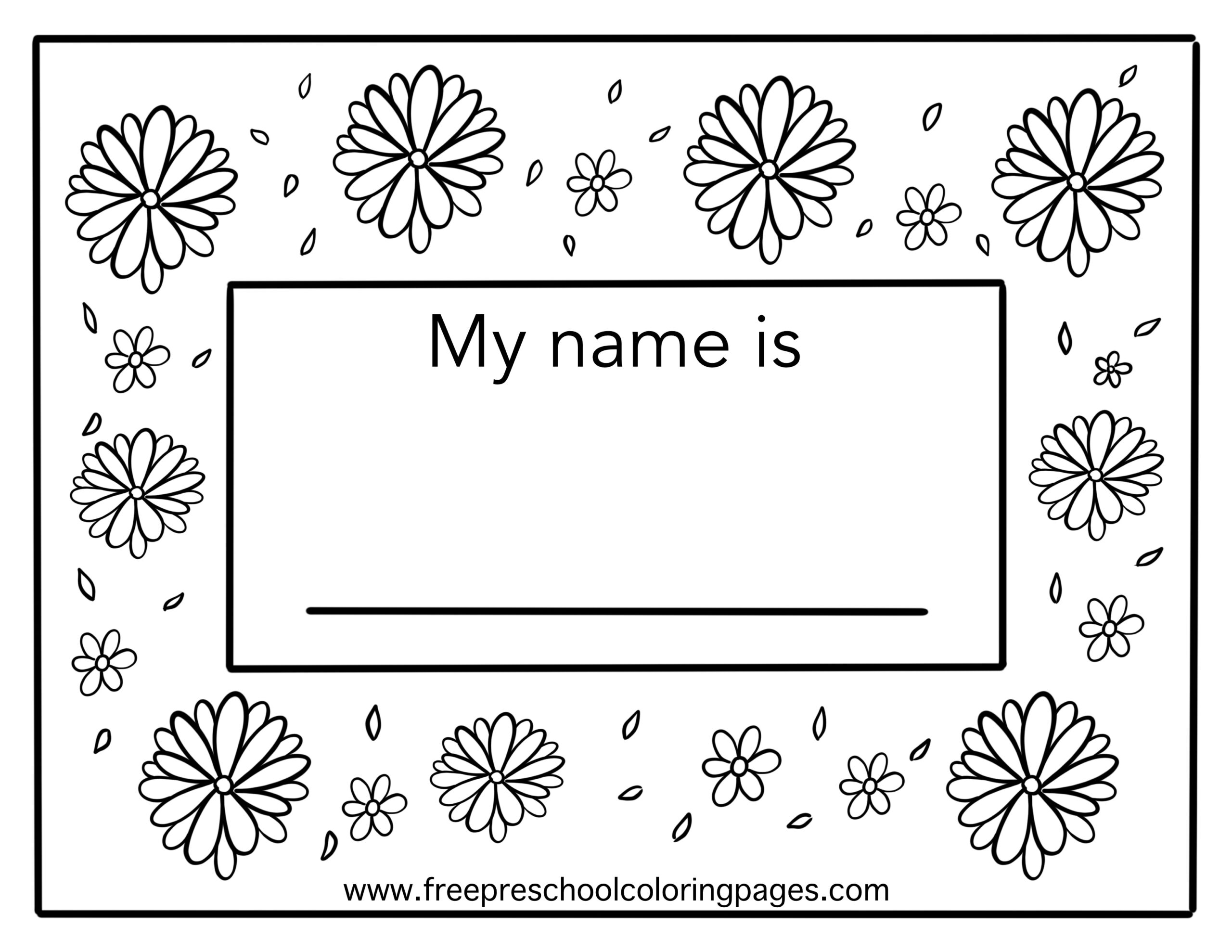Unleash Creativity With Name Coloring Pages Editable