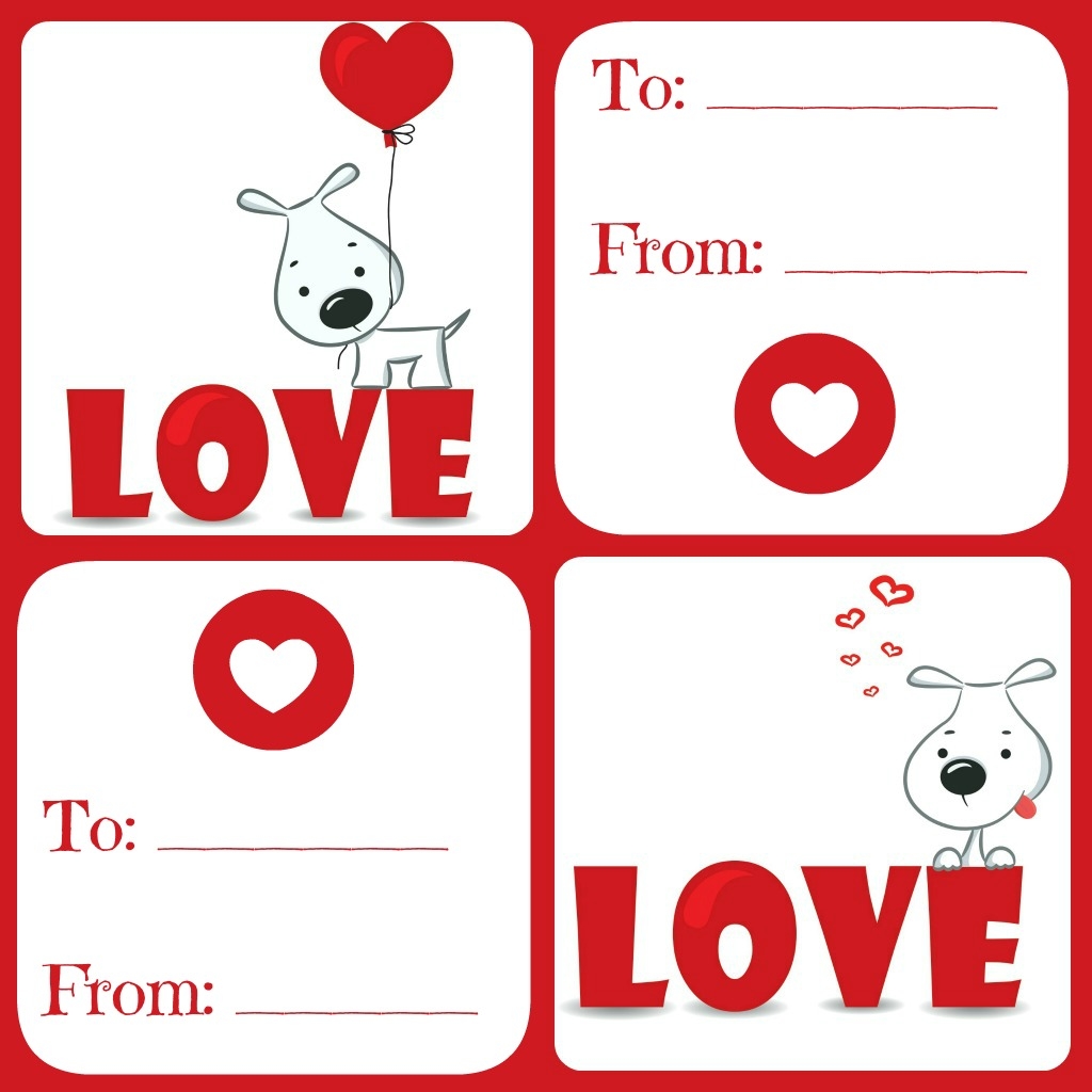 Valentine Card Template Printable