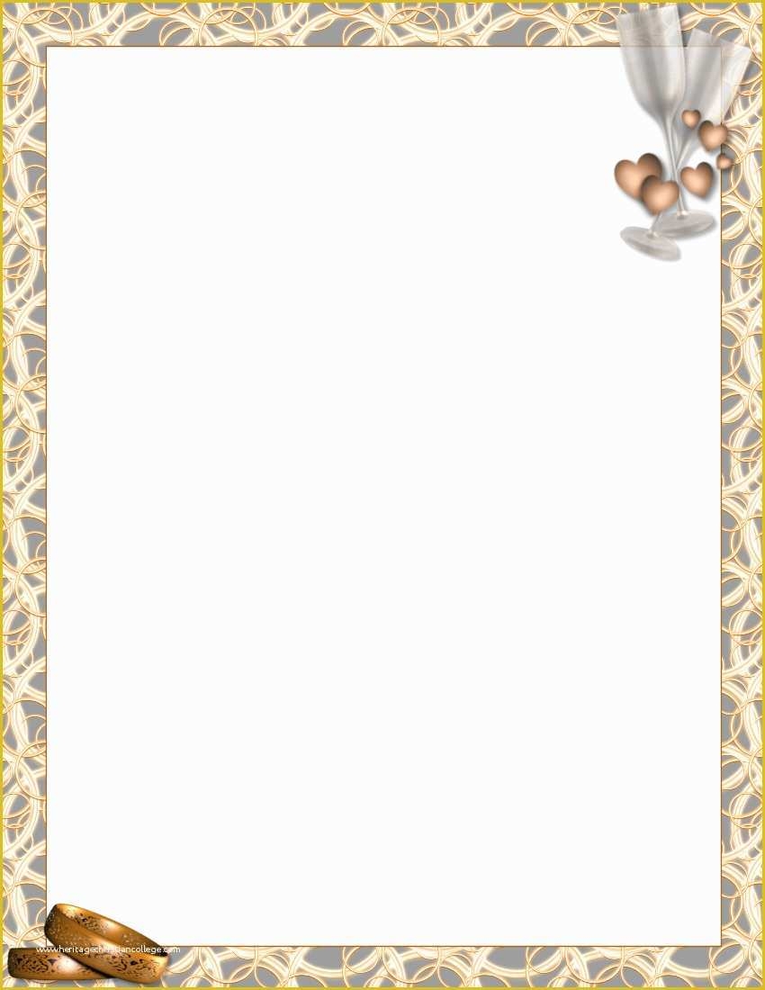 Wedding Letterhead Templates Free Of Free Printable Wedding Stationery 