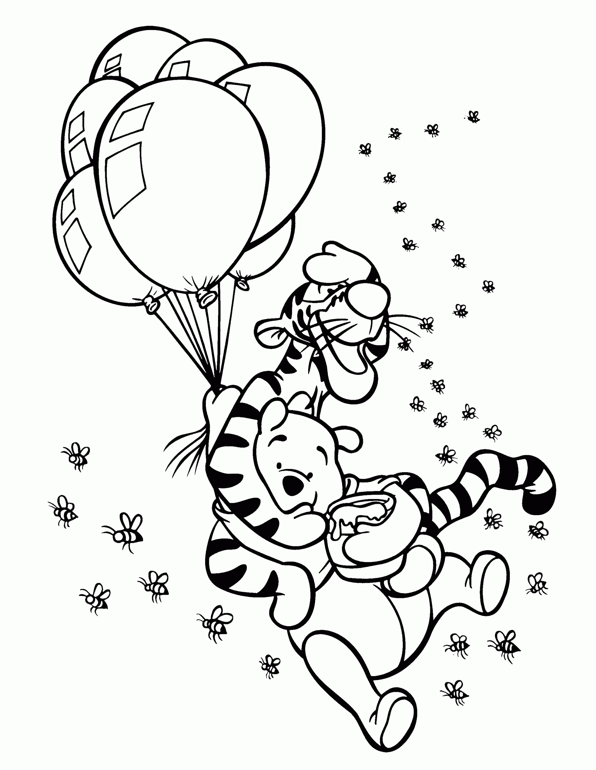 Winnie The Pooh Coloring Pages Coloring rocks